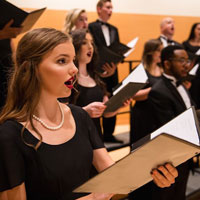 Two Webster Choral Ensembles Hold Final Performances of the 2018-2019 School Year May 4-5