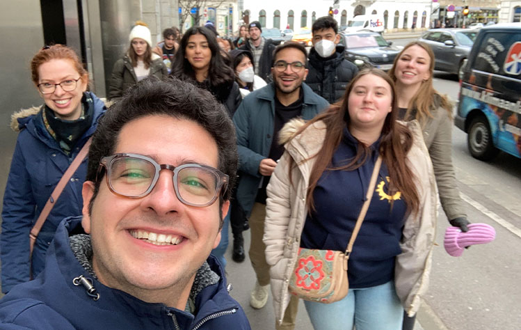 Webster Vienna Students 