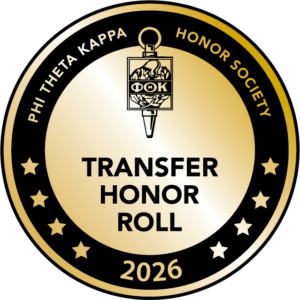 The Phi Theta Kappa Transfer Honor Roll Seal