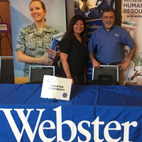 Webster at Yellow Ribbon Program Event in San Antonio