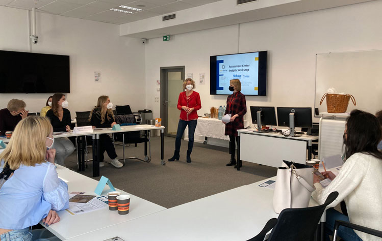 Students at the Webster Vienna Private University Job Assessment Workshop Students at the Webster Vienna Private University Job Assessment Workshop