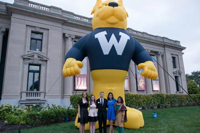Current students at the Centennial Alumni Dinner Students attended the 2015 Centennial Alumni Dinner/Dance at the Missouri History Museum in Forest Park.