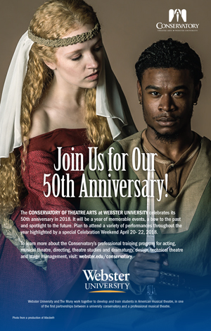 Conservatory 50th Webster Wins Industry Awards for Conservatory, Browning Hall Promotions