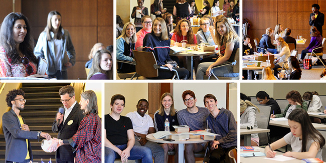 Centre Francophone essay contest Ninety-two students from high schools across St. Louis attended.