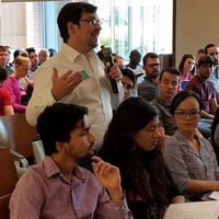 New Students Meet Classmates, Deans at Graduate Orientation