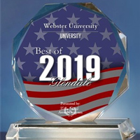 Webster University received the Best of Glendale Award