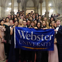 Vienna Students Practice Waltz, Head to Ball of Sciences