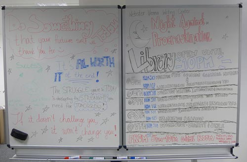 Night Against Procrastination The Long Night makes the issue of time management visible to students.