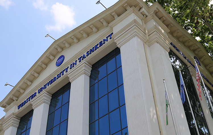 Webster University's campus in Tashkent